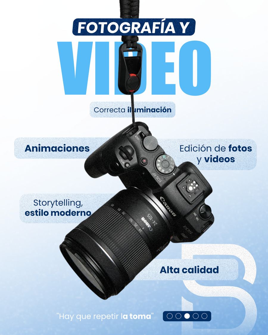 Producción de fotografía y video